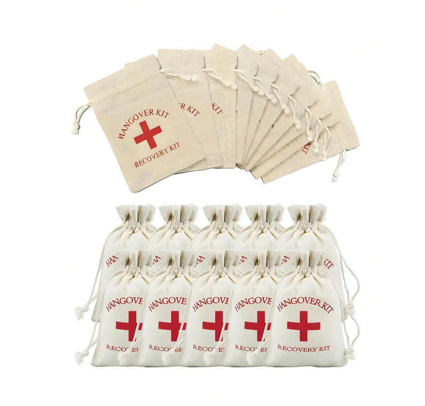 Bivy Bag Emergency - 2/5PCS Hangover Emergency Kit, Burlap Bags,