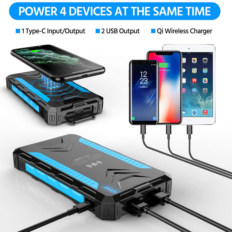36000mAh Solar Power Bank Fast - Solar Emergency Charger 리뷰 및 가격