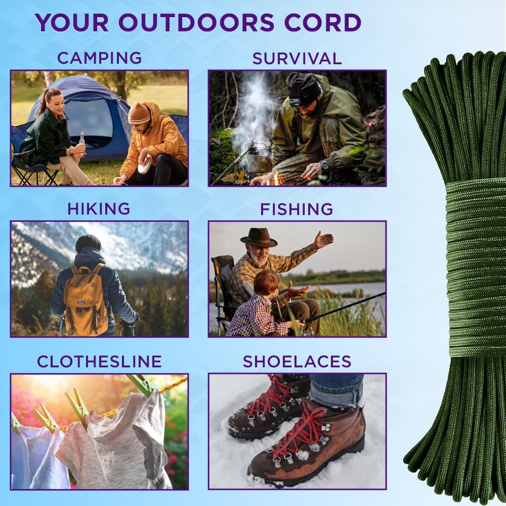 Reflective Paracord Rope 1000f - Para Cord 1000Ft 리뷰 및 가격