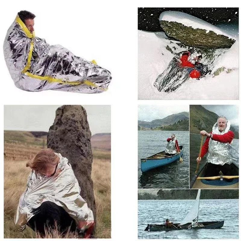 160*210cm 3 PCS Emergency Myra - Survival Blanket Reflective 리뷰 및 가격