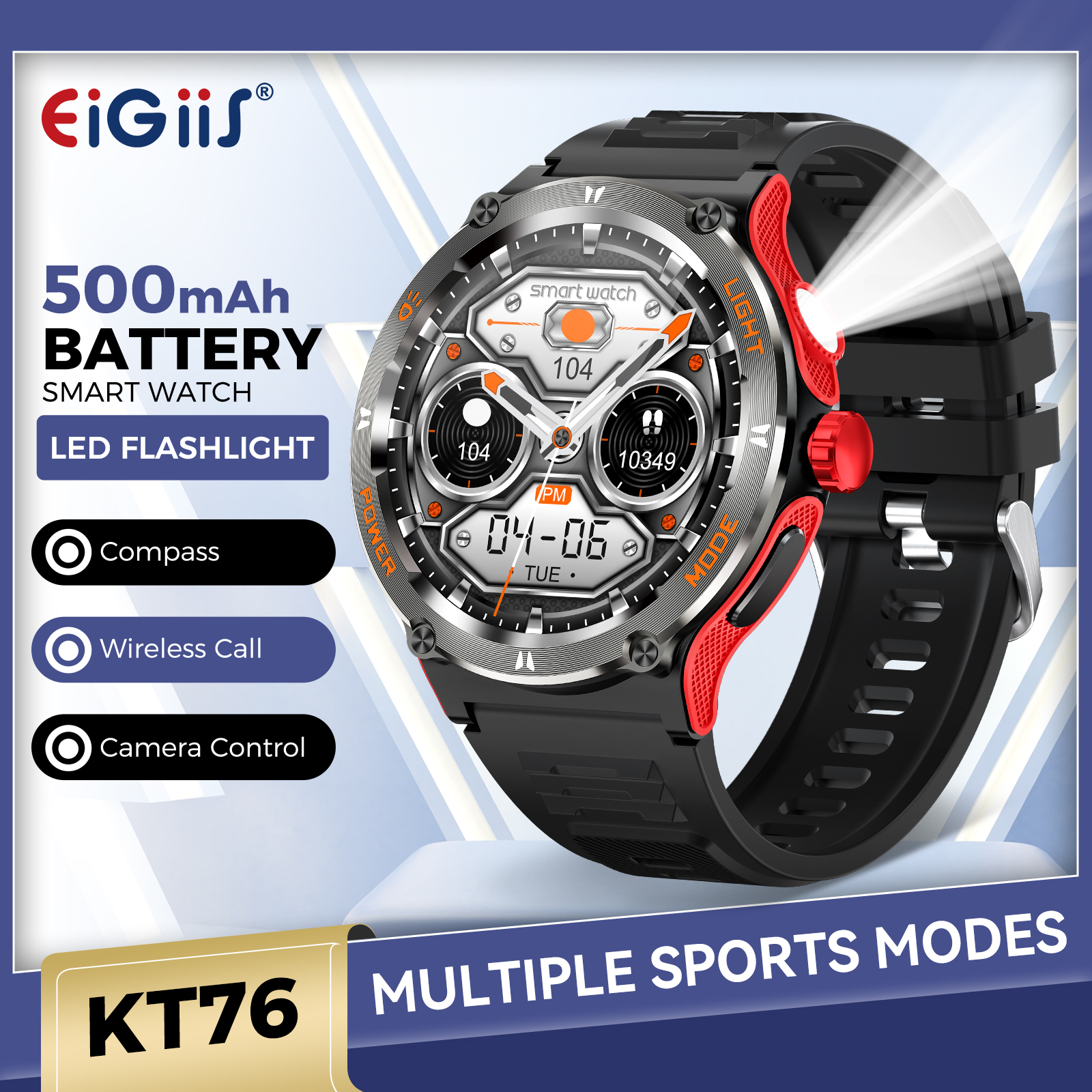EIGIIS Smart Watch 3ATM Waterp - Compass Lensatic 리뷰 및 가격