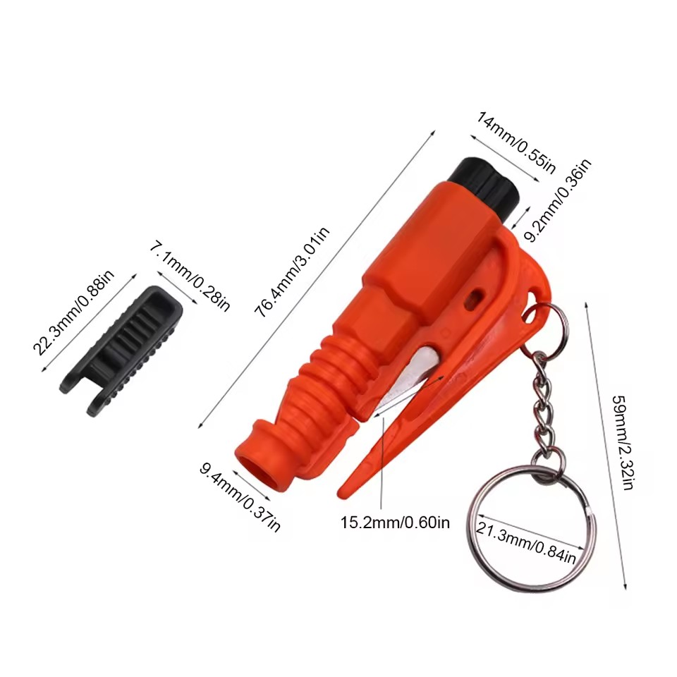 Safety Hammer Car Escape Tool  - Rescue Rope Throw 리뷰 및 가격