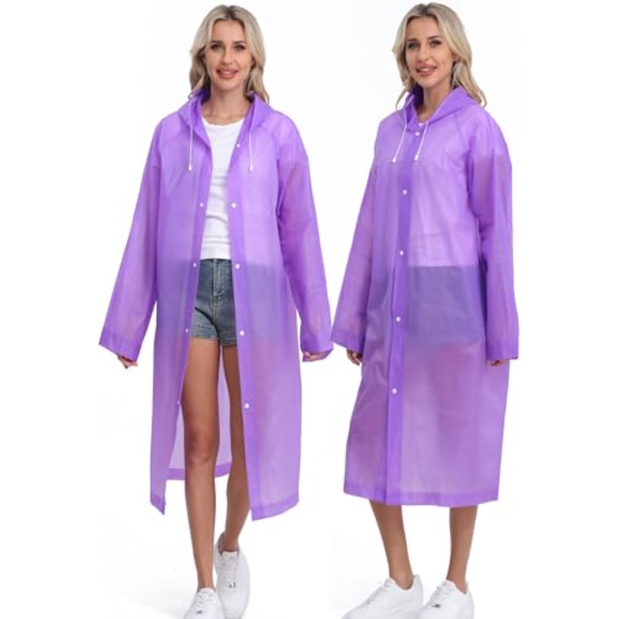 2-Pack Reusable Rain Ponchos f - Emergency Poncho Rain 리뷰 및 가격