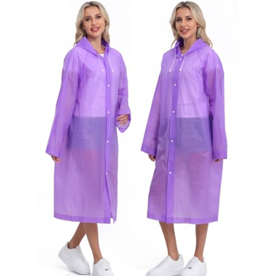2-Pack Reusable Rain Ponchos f - Emergency Poncho Rain 리뷰 및 가격