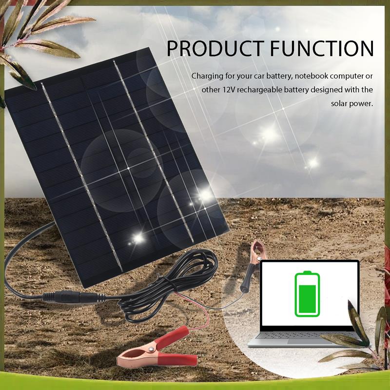 AB98-5.5W 12V Solar Panel Batt - Solar Emergency Charger 리뷰 및 가격