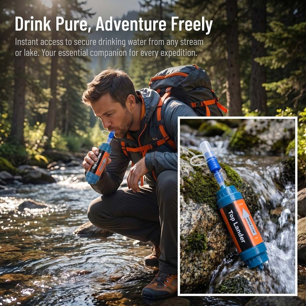 Mini Mini Water Filter Straw S - Water Purification Straw 리뷰 및 가격