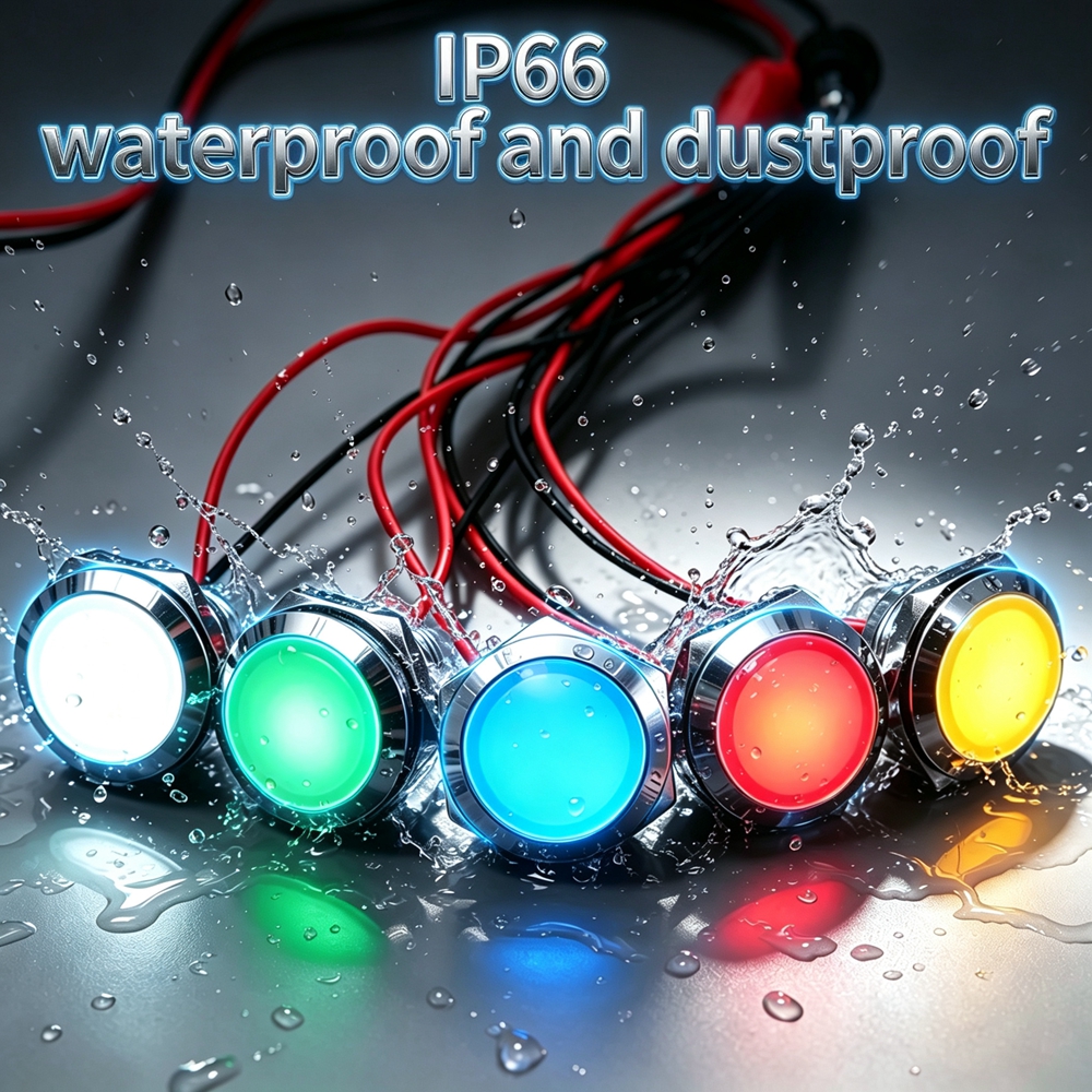 12mm 16mm 19mm 22mm Metal LED  - Signal Panel Orange 리뷰 및 가격