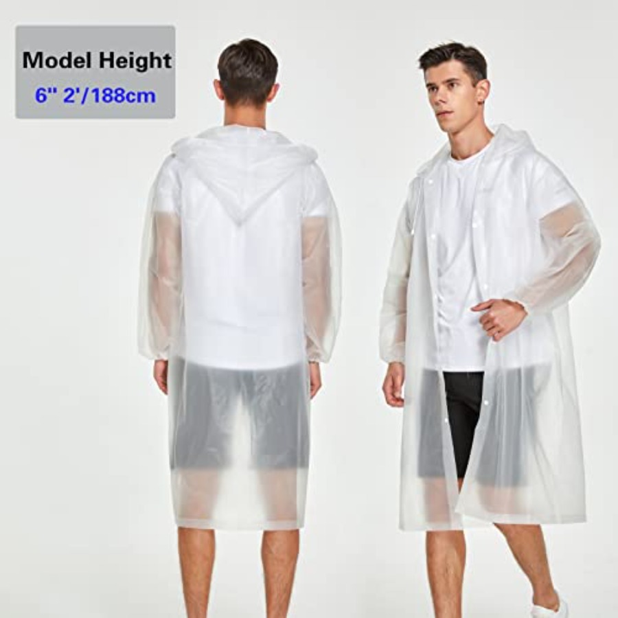 2 Pack Waterproof Rain Ponchos - Emergency Poncho Rain 리뷰 및 가격