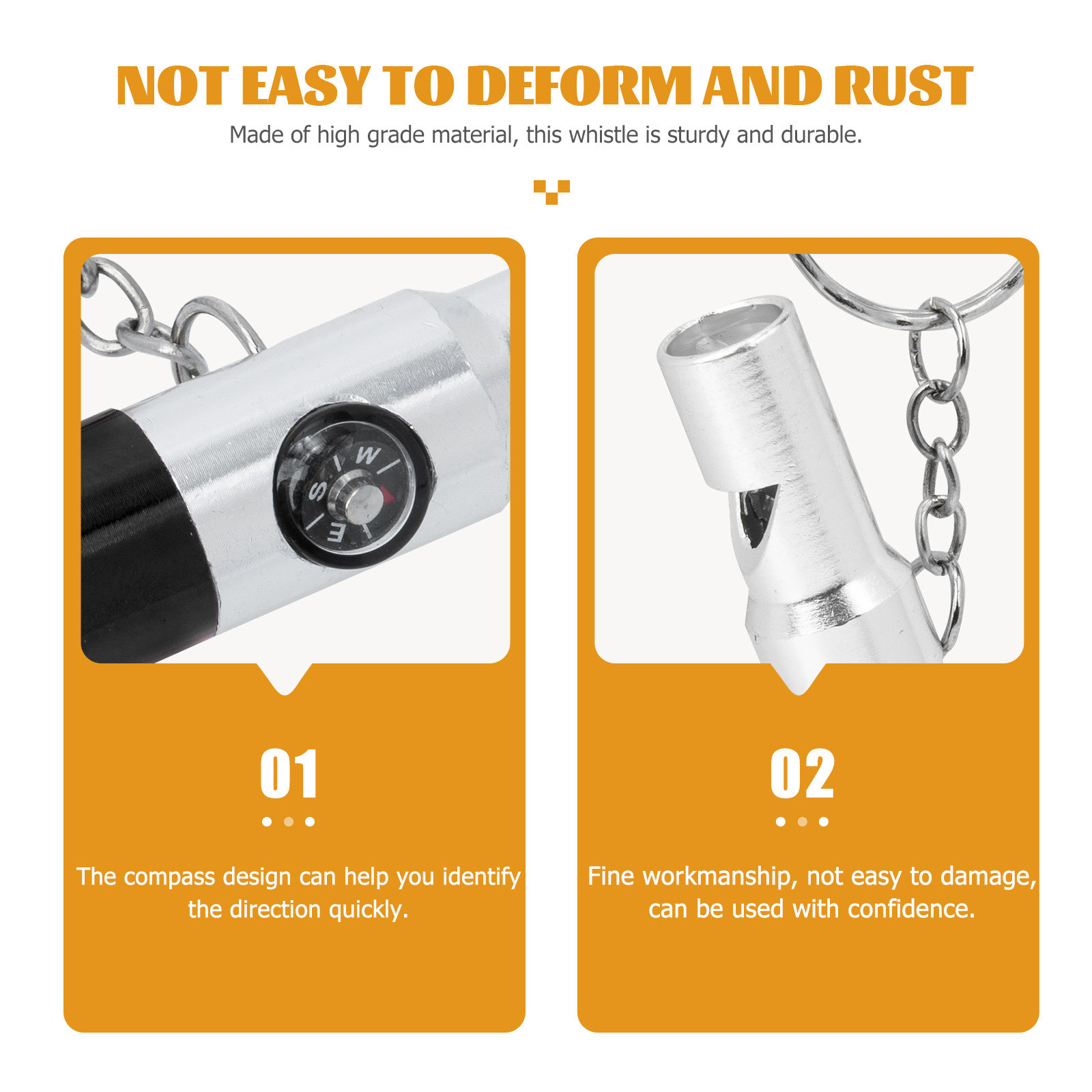 2Pcs Multifunctional Survival  - Emergency Whistle Loud 리뷰 및 가격