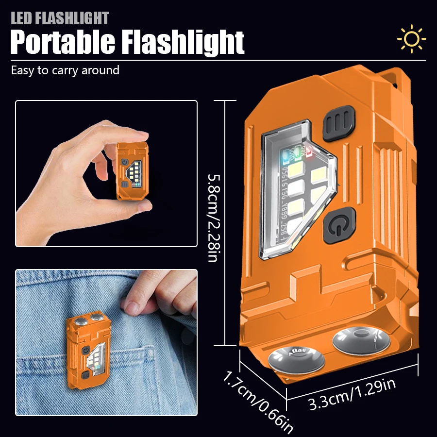 Mini Keychain EDC Flashlight R - Fishing Kit Compact 리뷰 및 가격