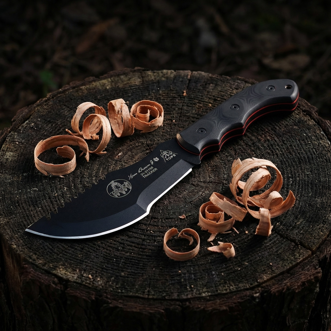 TOPS Tracker - Jungle Rescue K - Bushcraft Knife Fixed 리뷰 및 가격