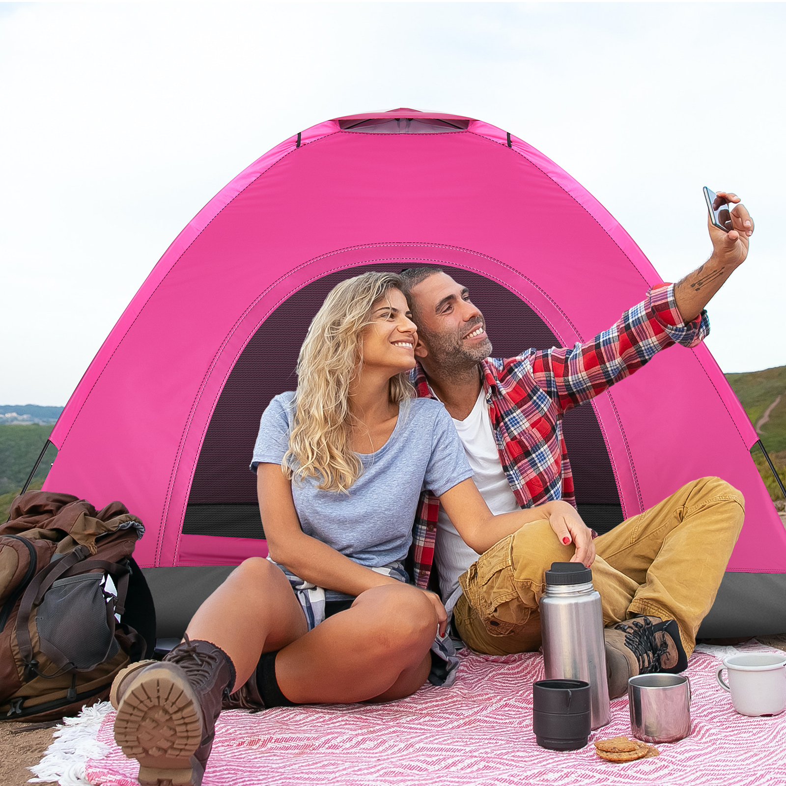 3 4 Person Camping Dome Tent W - Emergency Mylar Tent 리뷰 및 가격