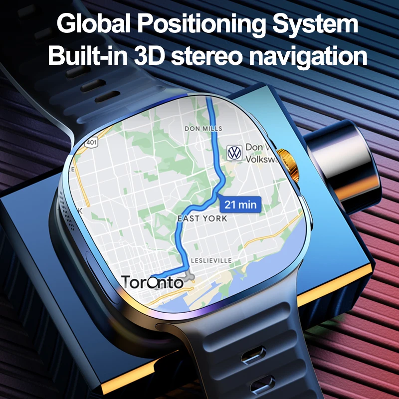 New Large Screen Smartwatch 4G - Compass Lensatic 리뷰 및 가격
