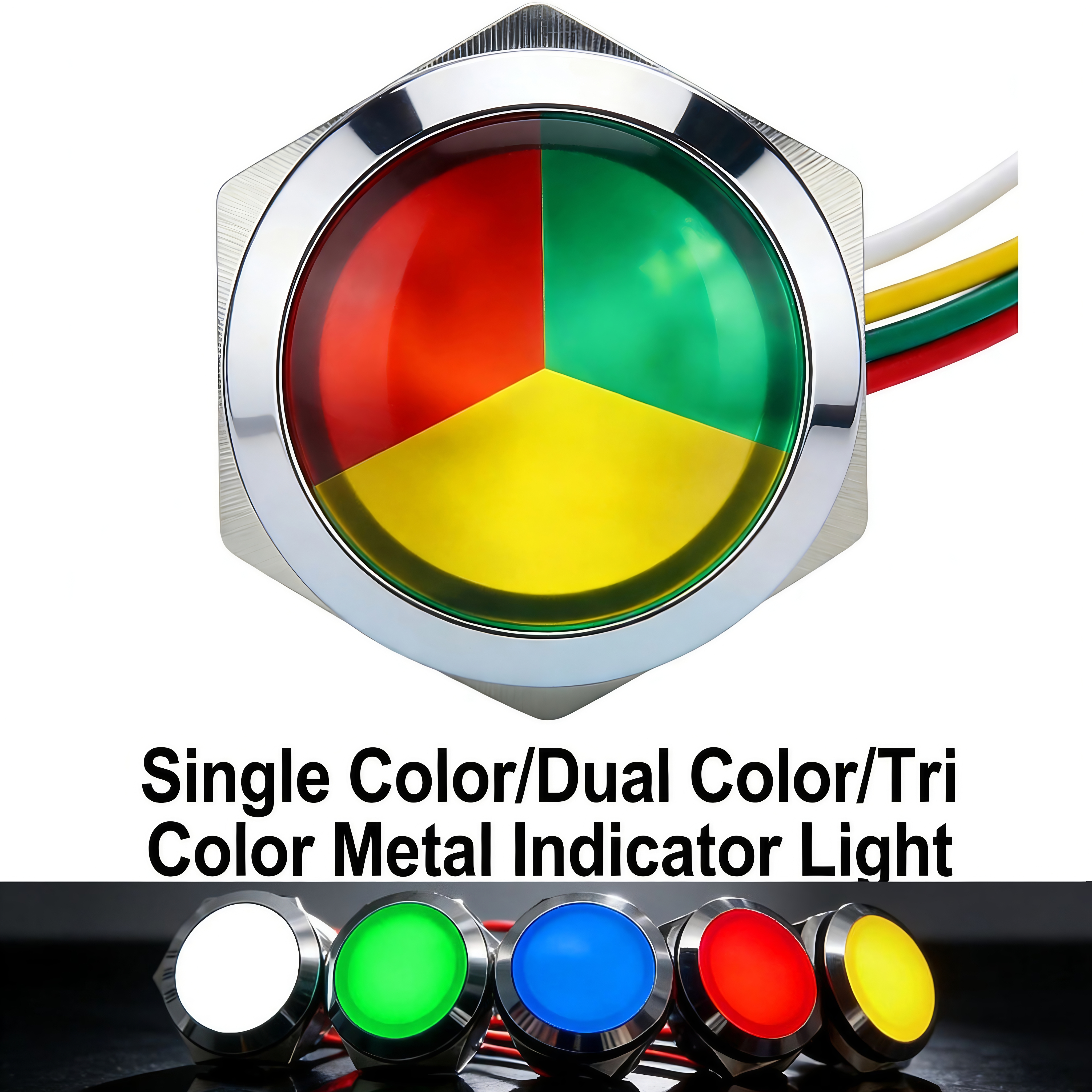 Metal LED Indicator Light 12mm - Signal Panel Orange 리뷰 및 가격