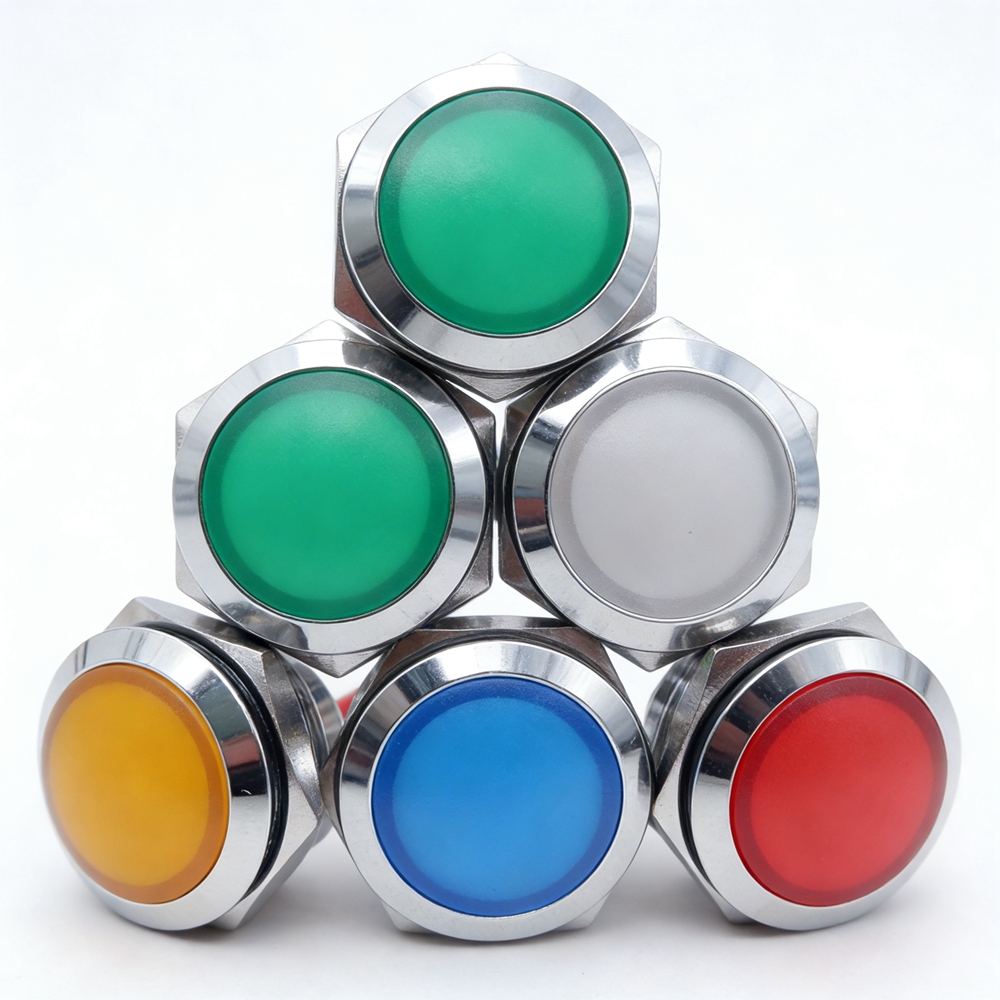Metal LED Indicator Light 12mm - Signal Panel Orange 리뷰 및 가격