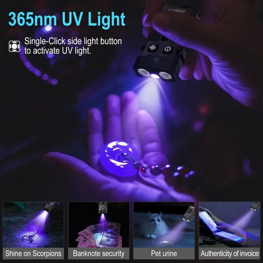 BORUiT EV20 1100LM EDC UV Keyc - Fishing Kit Compact 리뷰 및 가격
