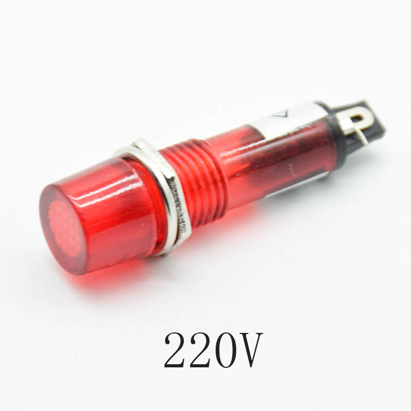 5Pcs 220V 12V 24V DC Mounting  - Signal Panel Orange 리뷰 및 가격