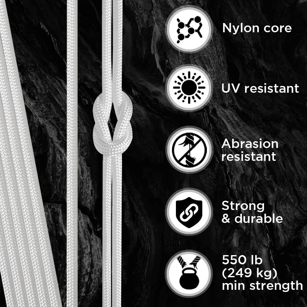 Paracord Type III 550 White 10 - Para Cord 1000Ft 리뷰 및 가격