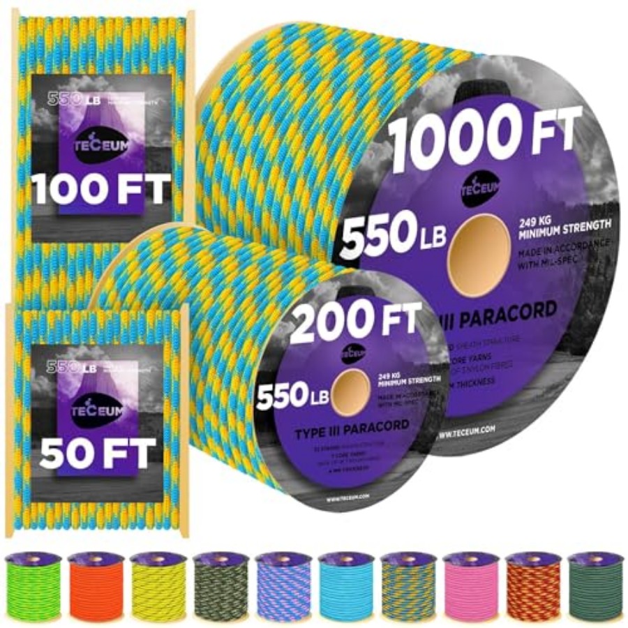 Reflective Paracord Rope 1000  - Para Cord 1000Ft 리뷰 및 가격