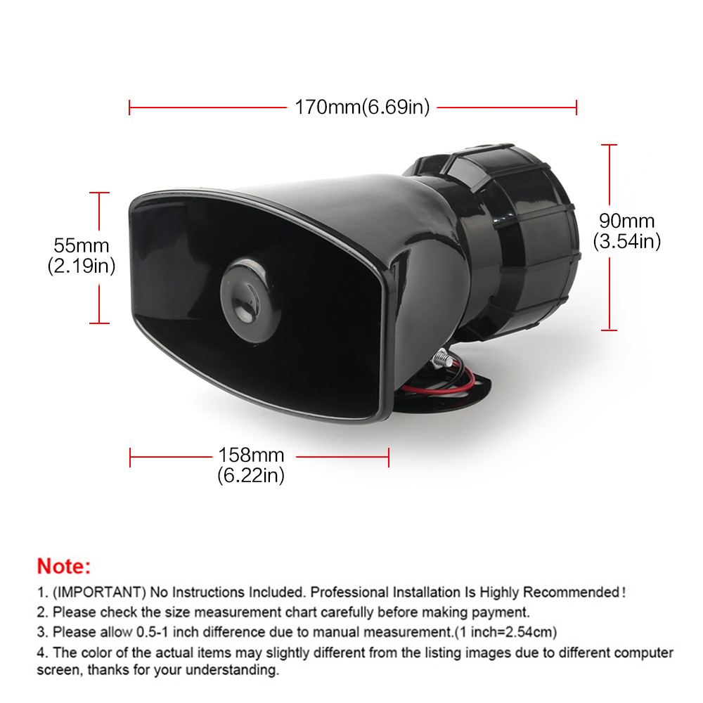 12V Speaker 130dB Wireless Ele - Emergency Whistle Loud 리뷰 및 가격