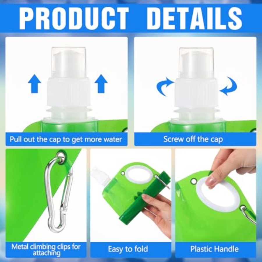 22 oz Collapsible Water Bottle - Water Bag Collapsible 리뷰 및 가격
