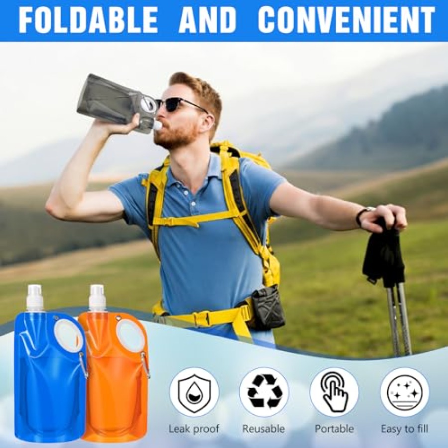 22 oz Collapsible Water Bottle - Water Bag Collapsible 리뷰 및 가격