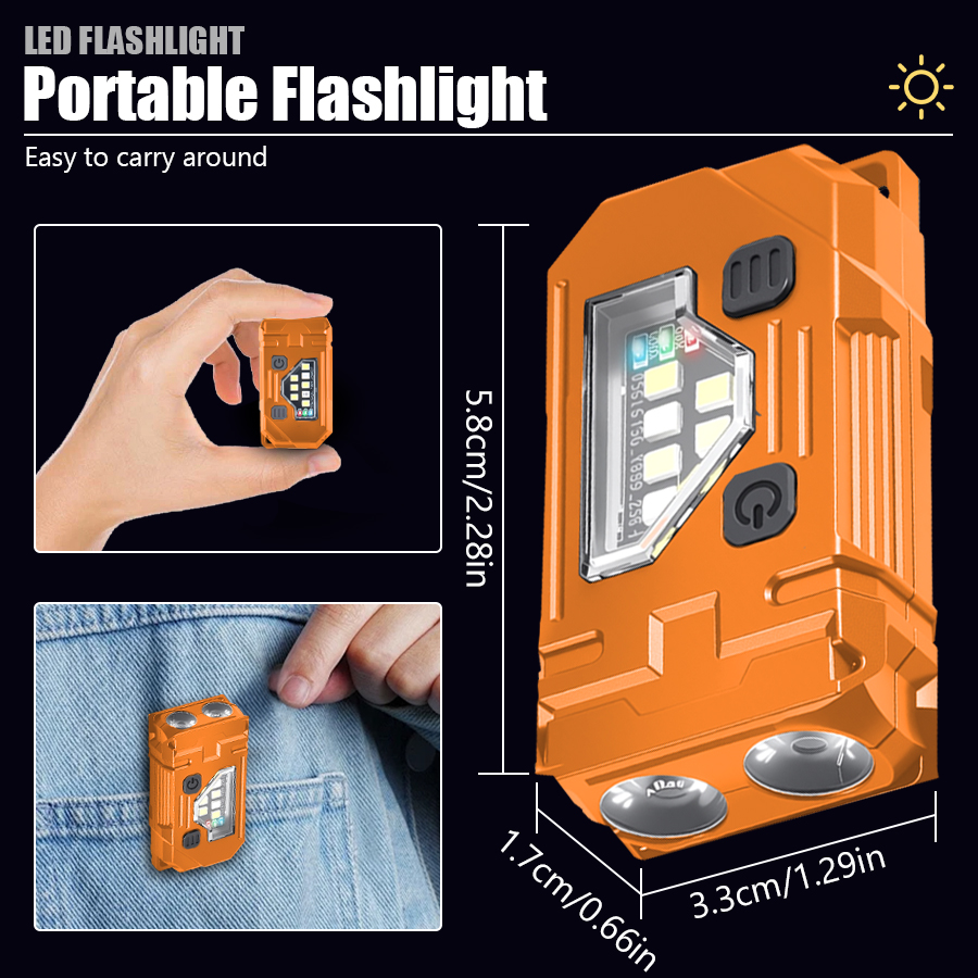 Mini Keychain EDC Flashlight R - Fishing Kit Compact 리뷰 및 가격