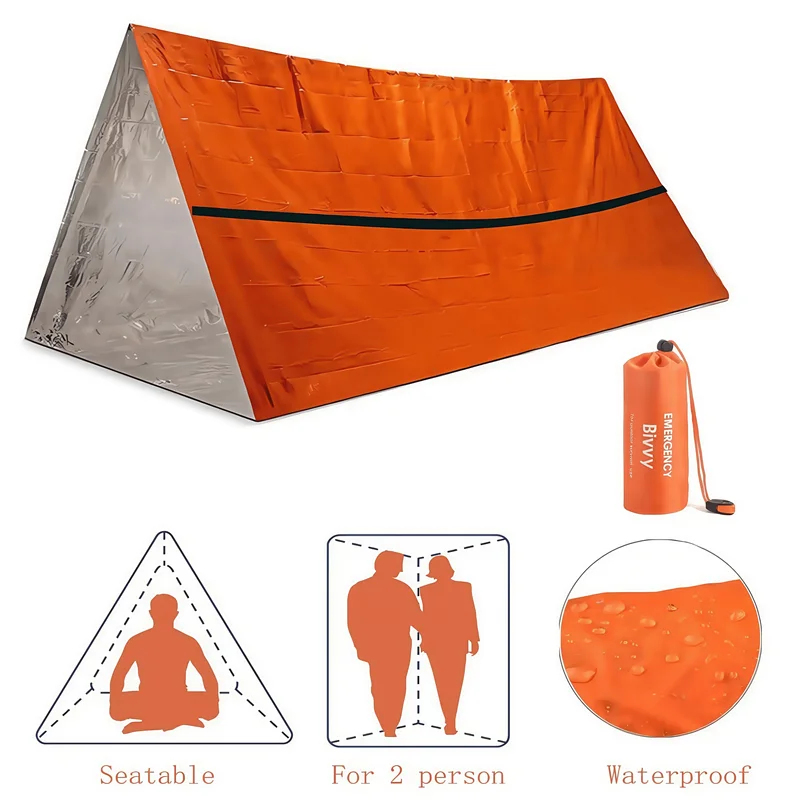 2 Person Emergency Survival Sh - Emergency Mylar Tent 리뷰 및 가격