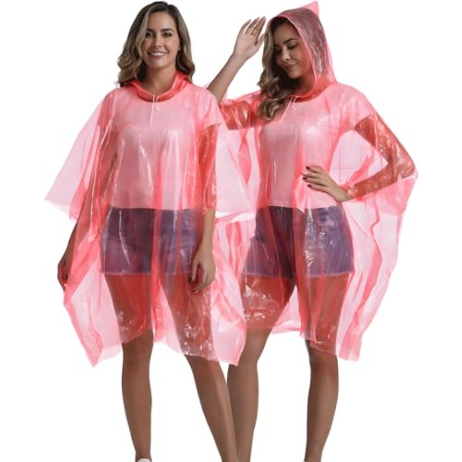 4/6/12 Pack Disposable Rain Po - Emergency Poncho Rain 리뷰 및 가격