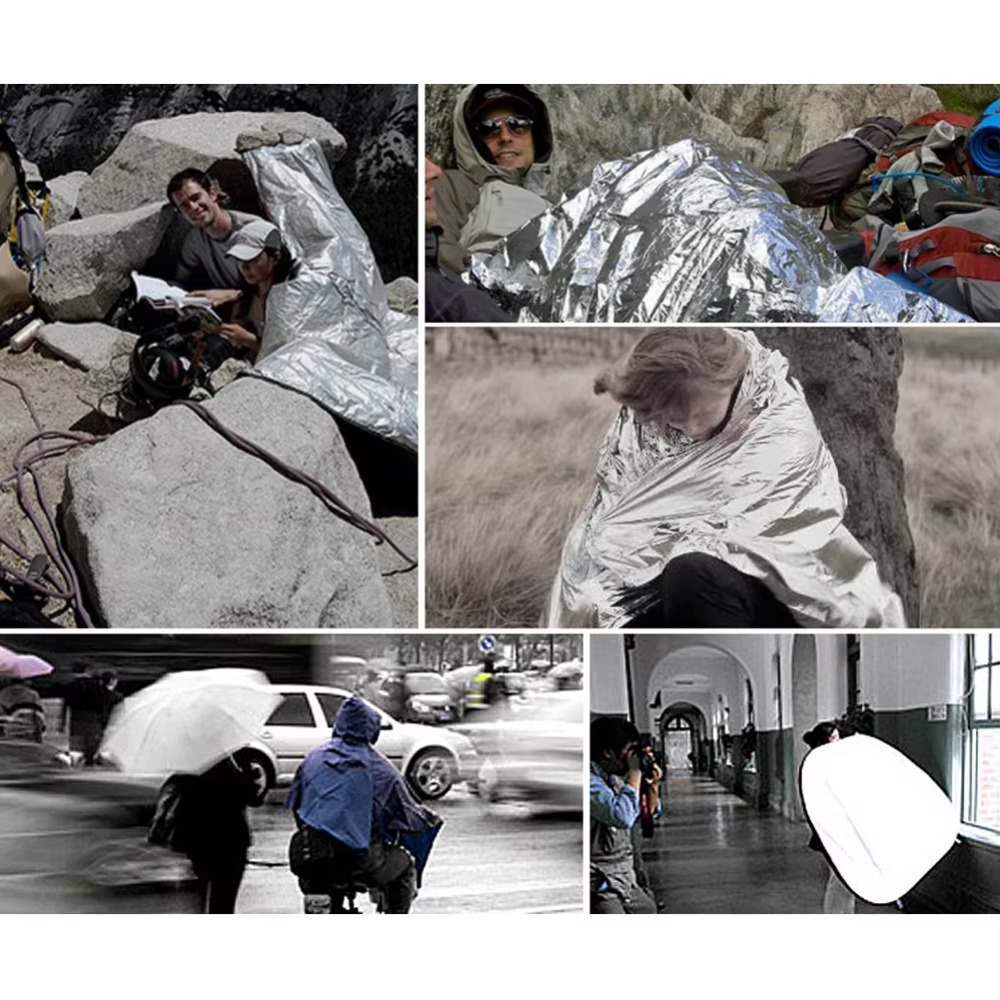 Mylar foil Emergency Survival  - Survival Blanket Reflective 리뷰 및 가격