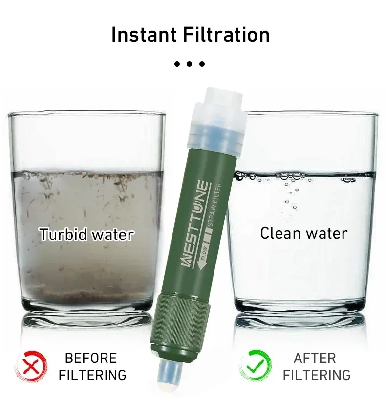 Westtune Outdoor Mini Camping  - Water Purification Straw 리뷰 및 가격