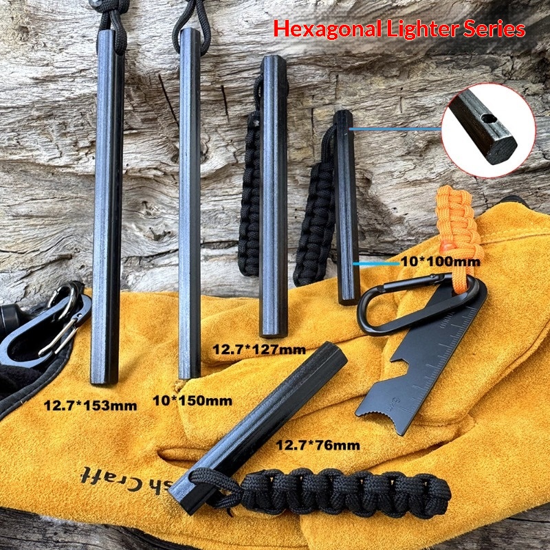 Hand Woven Rope Hexagonal Flin - Magnesium Fire Starter 리뷰 및 가격