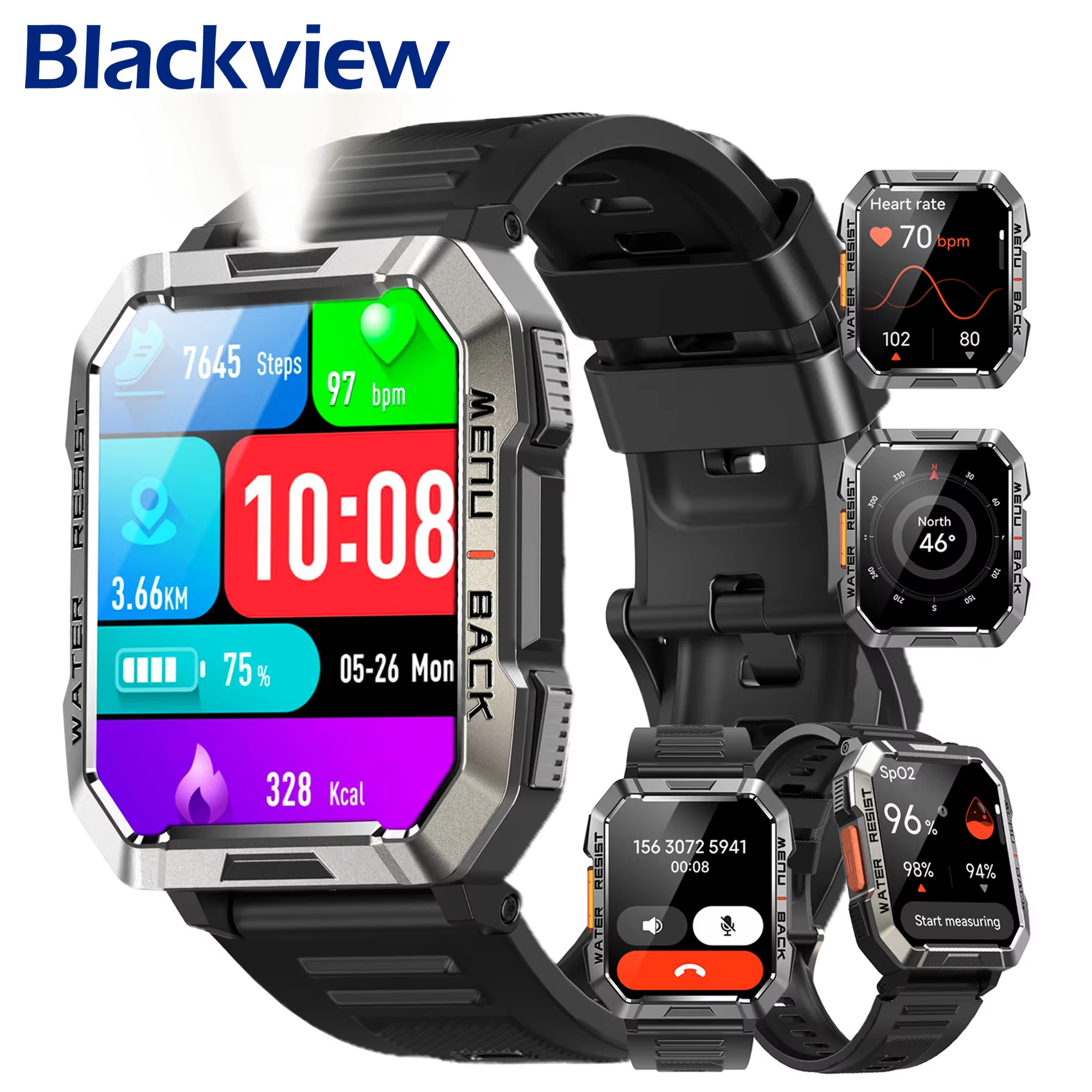 Blackview W60 Waterproof Smart - Compass Lensatic 리뷰 및 가격