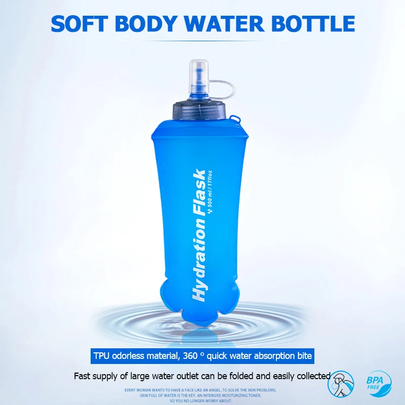 250ml 500ml 750ml Portable Fol - Water Bag Collapsible 리뷰 및 가격