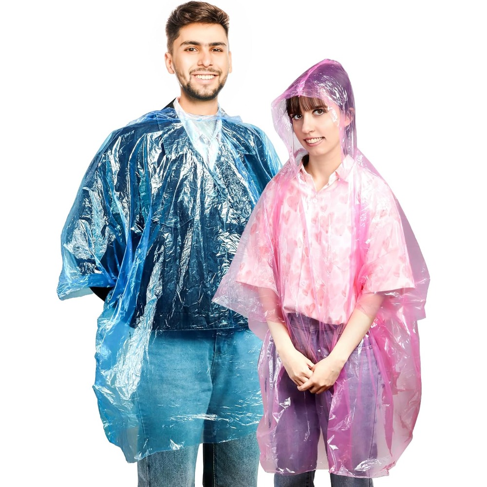 20 Pack Disposable Rain Poncho - Emergency Poncho Rain 리뷰 및 가격