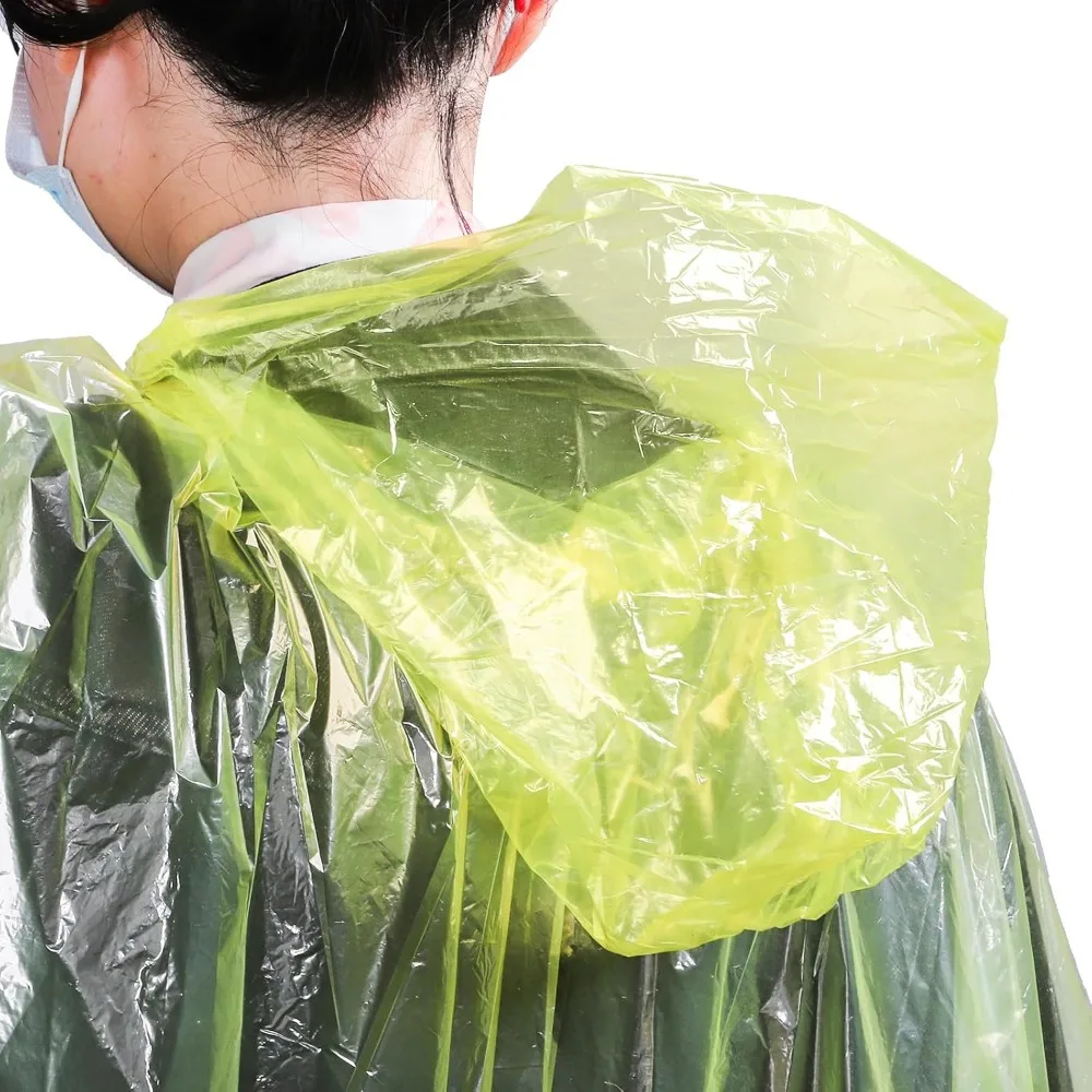 20 Pack Disposable Rain Poncho - Emergency Poncho Rain 리뷰 및 가격