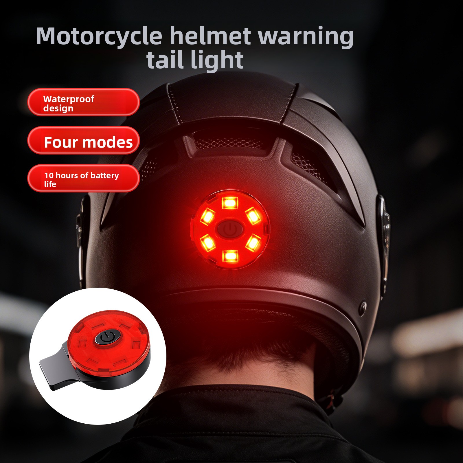 USB Rechargeable LED Helmet Ta - Sos Light Strobe 리뷰 및 가격