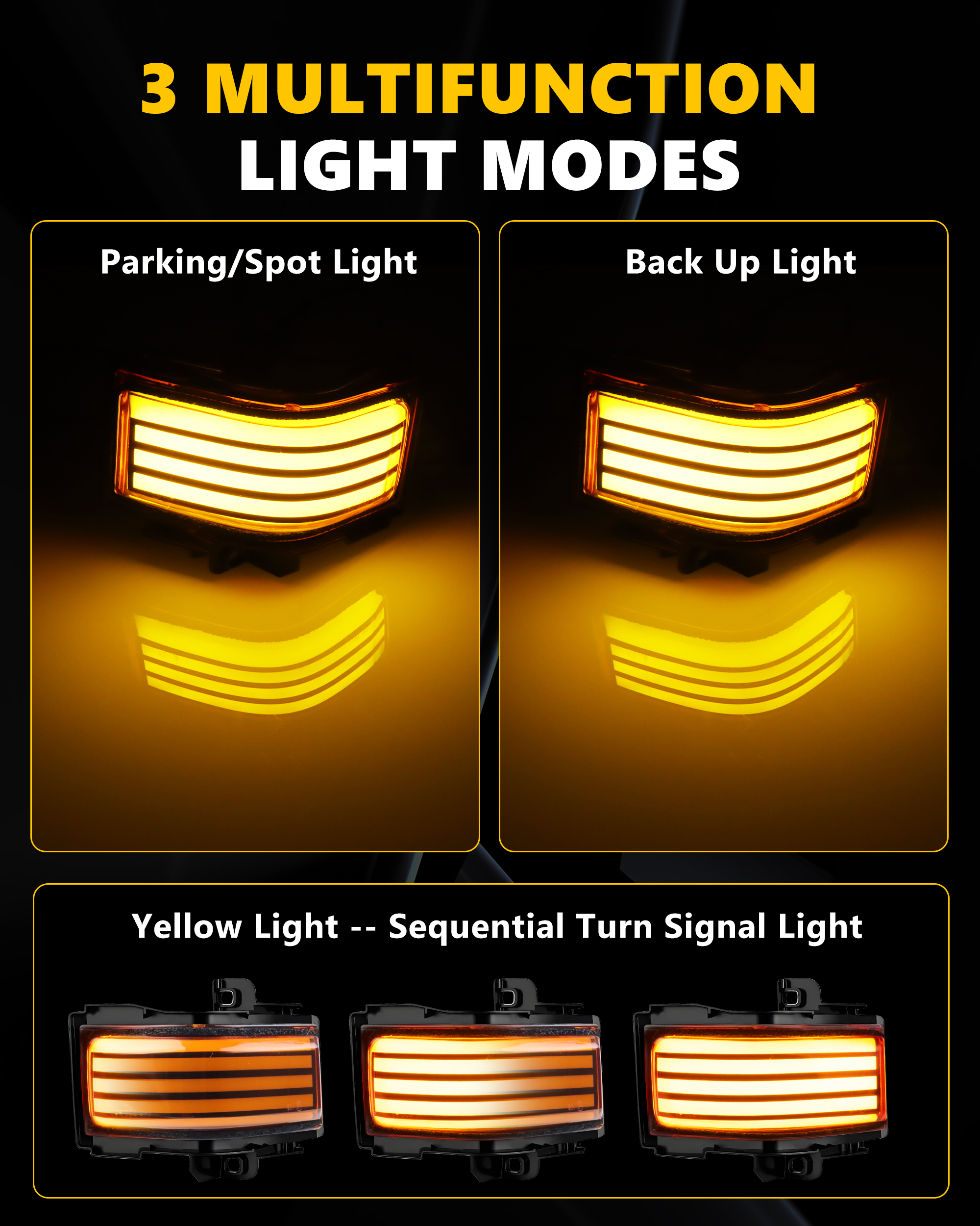2Pcs Turn Signal Light Side Mi - Signal Panel Orange 리뷰 및 가격