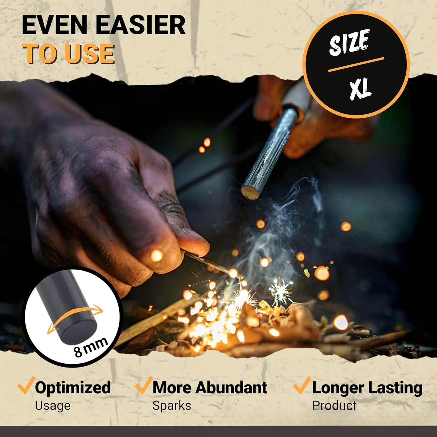 Portable Outdoor Flint and Ste - Magnesium Fire Starter 리뷰 및 가격
