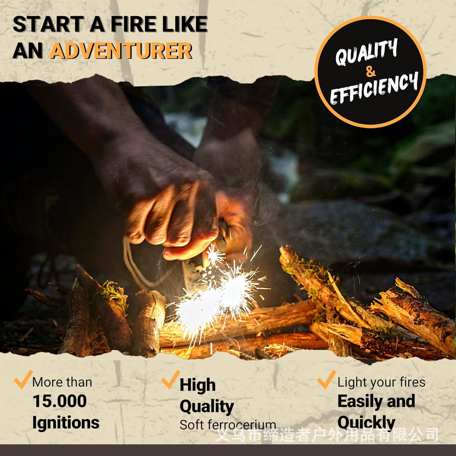Portable Outdoor Flint and Ste - Magnesium Fire Starter 리뷰 및 가격