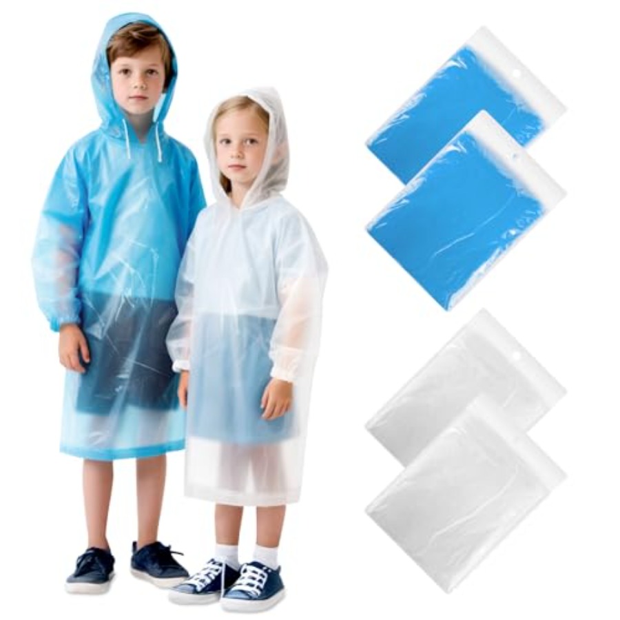 GAOHUI 4/6 Pack Disposable Rai - Emergency Poncho Rain 리뷰 및 가격