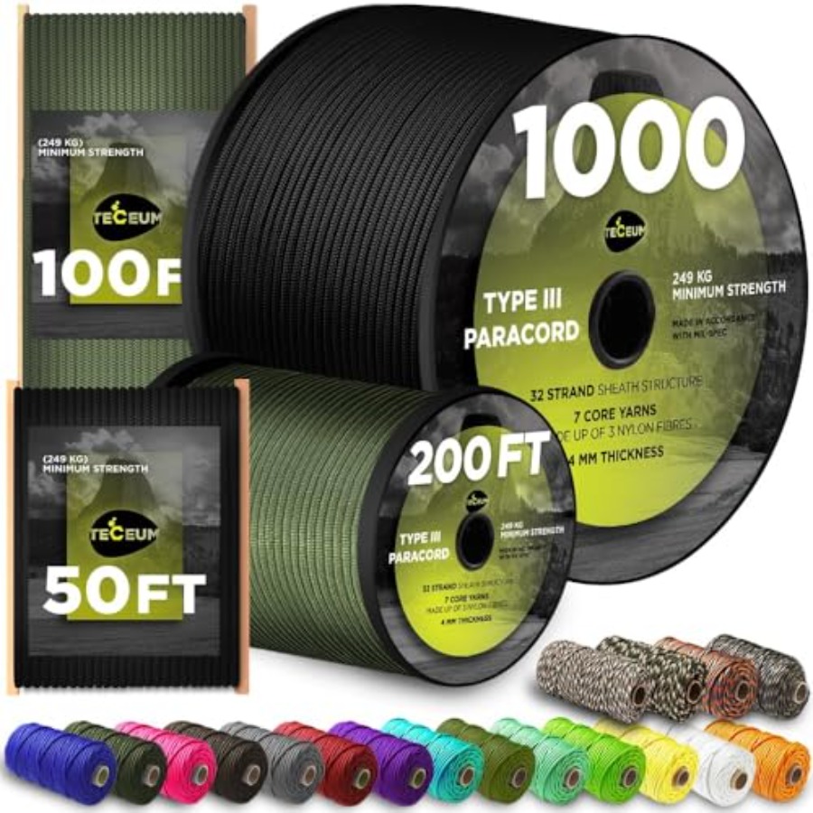 5/32 Paracord Rope 1000 1000ft - Para Cord 1000Ft 리뷰 및 가격