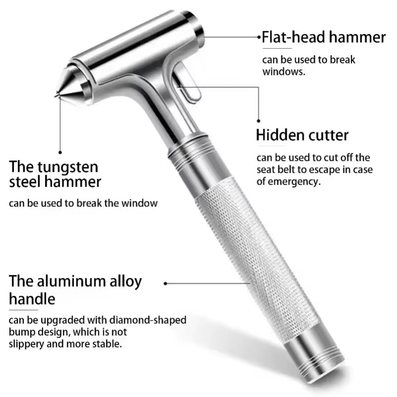 Car Safety Hammer Car Window B - Rescue Rope Throw 리뷰 및 가격