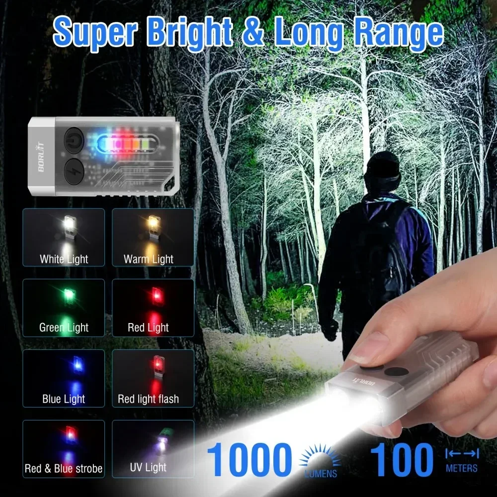 BORUiT V10 Keychain UV LED EDC - Fishing Kit Compact 리뷰 및 가격