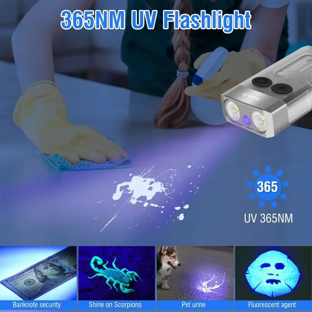 BORUiT V10 Keychain UV LED EDC - Fishing Kit Compact 리뷰 및 가격