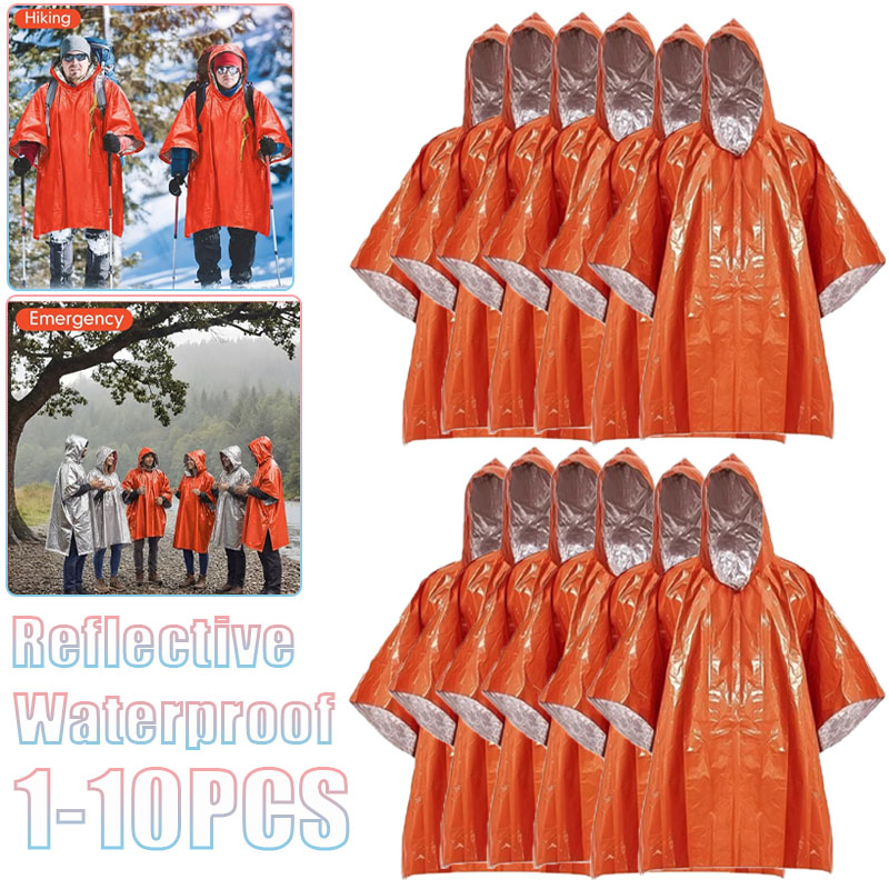 1-10PCS Compact Thermal Emerge - Survival Blanket Reflective 리뷰 및 가격
