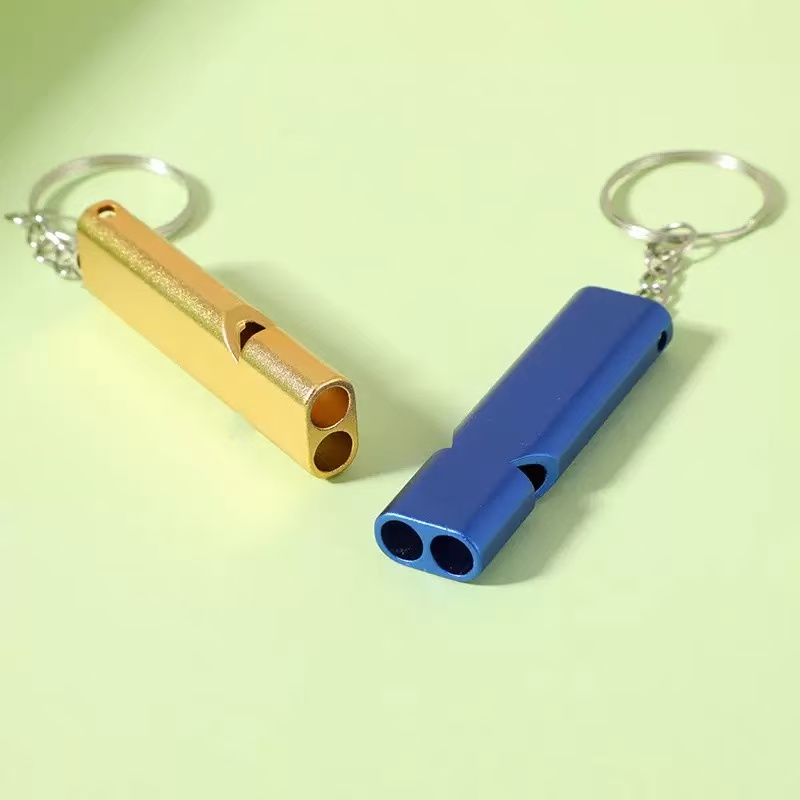1/2Pcs Random Color Single/Dou - Emergency Whistle Loud 리뷰 및 가격