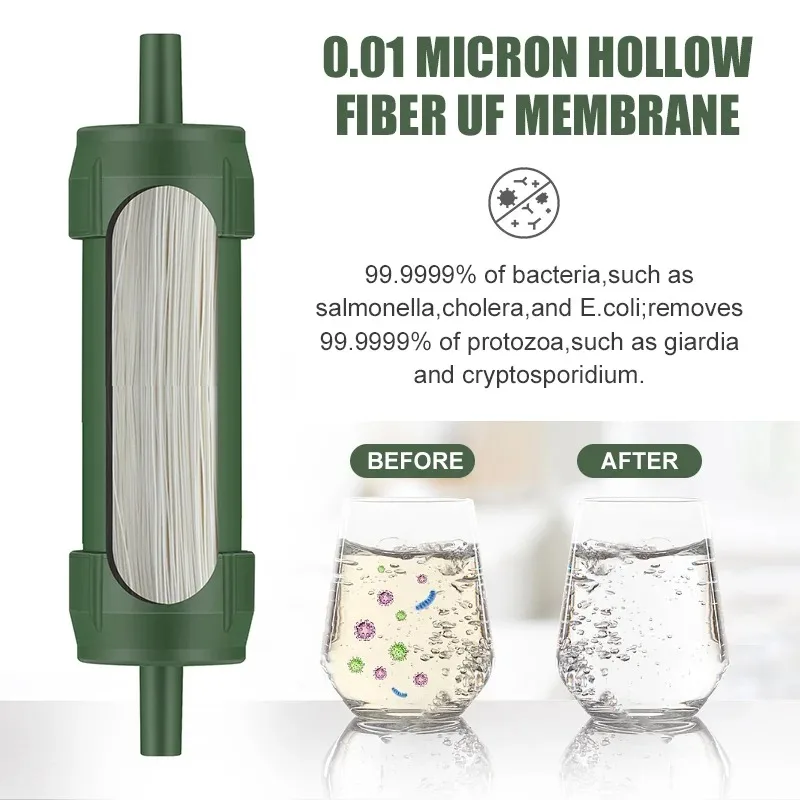 1PC Outdoor Mini Water Filter  - Water Purification Straw 리뷰 및 가격