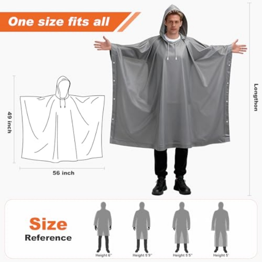 8 Pack Hooded Rain Ponchos for - Emergency Poncho Rain 리뷰 및 가격