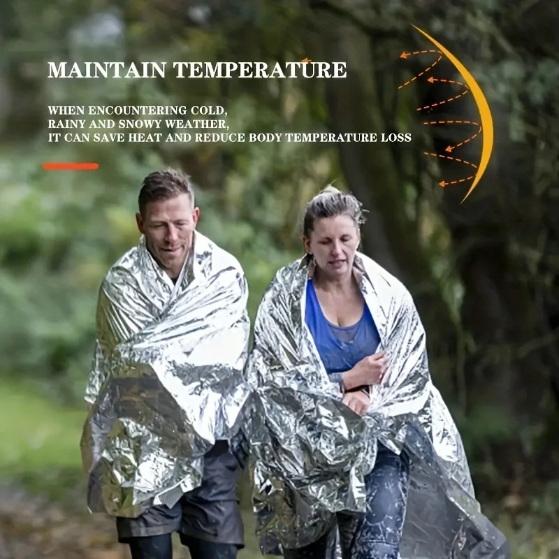 1pcs Outdoor survival portable - Survival Blanket Reflective 리뷰 및 가격